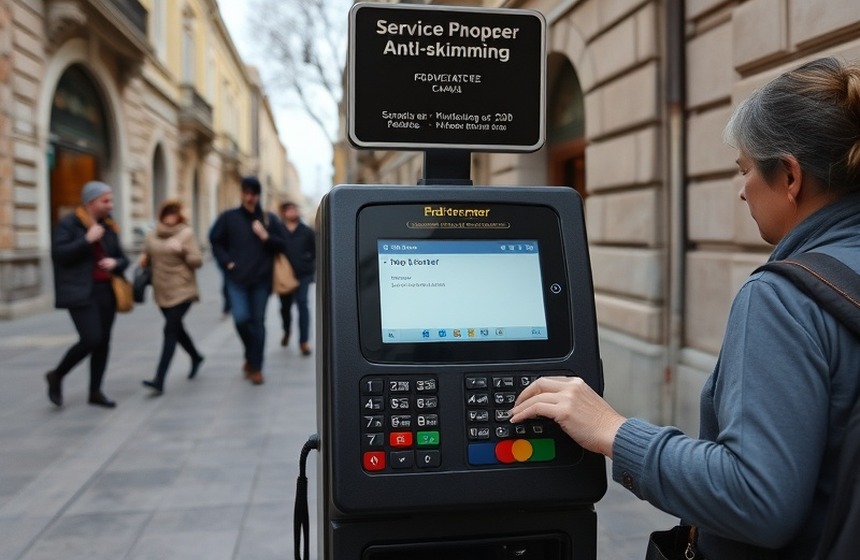 Después — Lectora protegida y terminal nuevamente en servicio.
